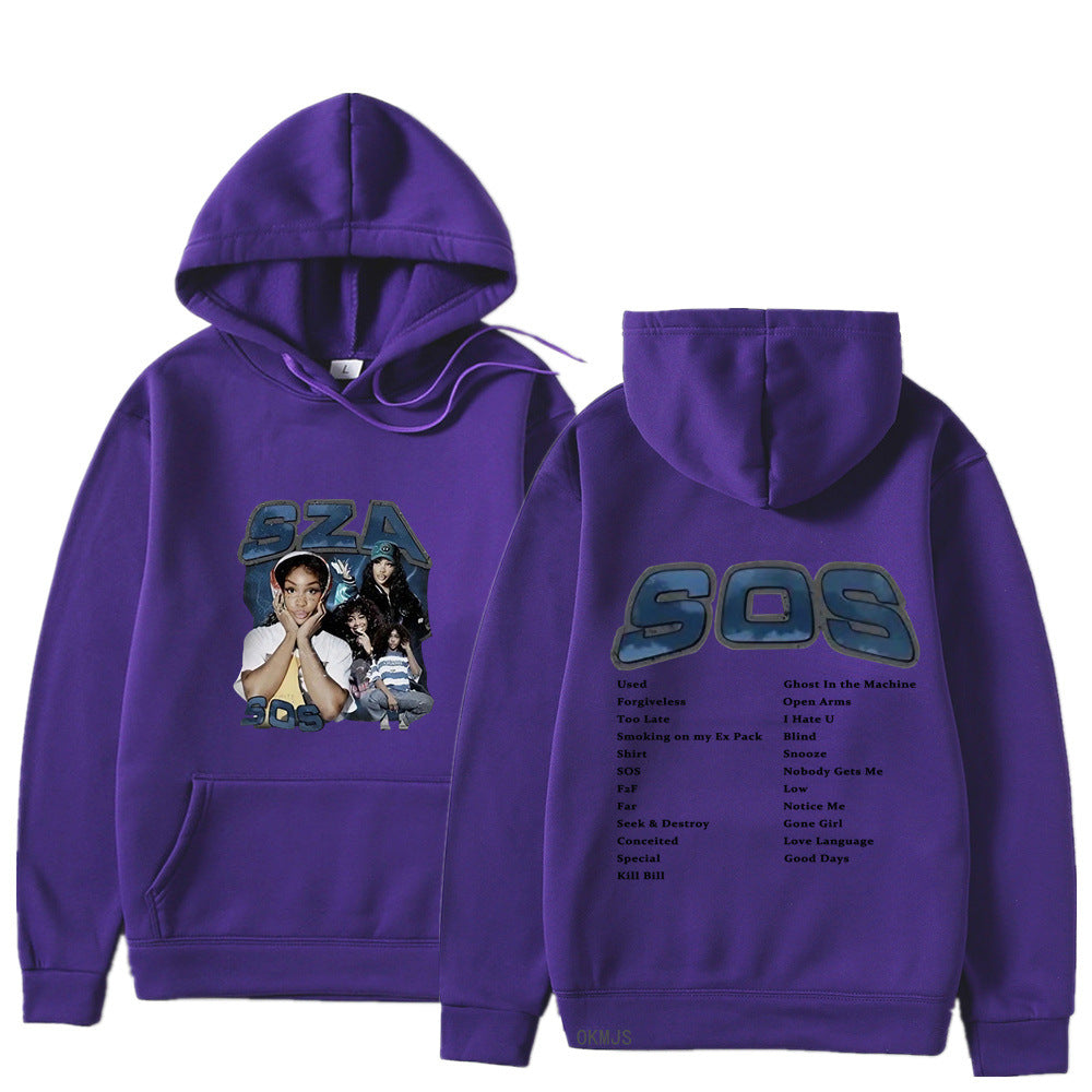 SZA SOS Graphic Hoodie — Oversized Unisex