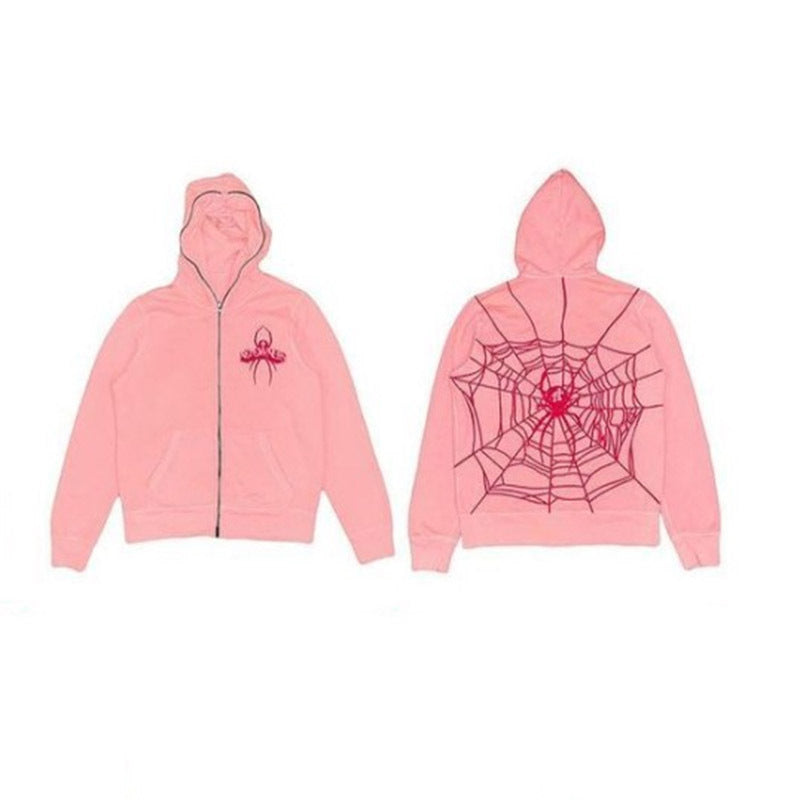 Spider Web Foam Hoodie — Hip Hop Streetwear