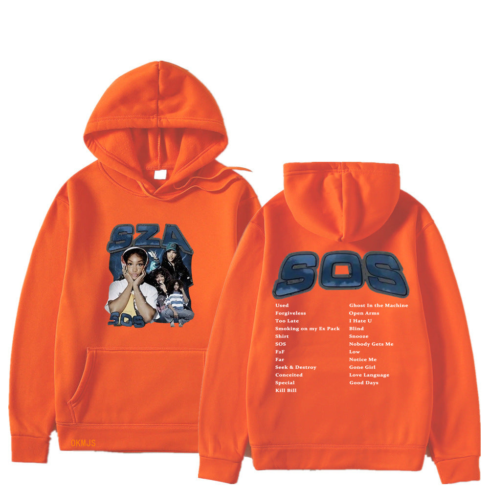 SZA SOS Graphic Hoodie — Oversized Unisex