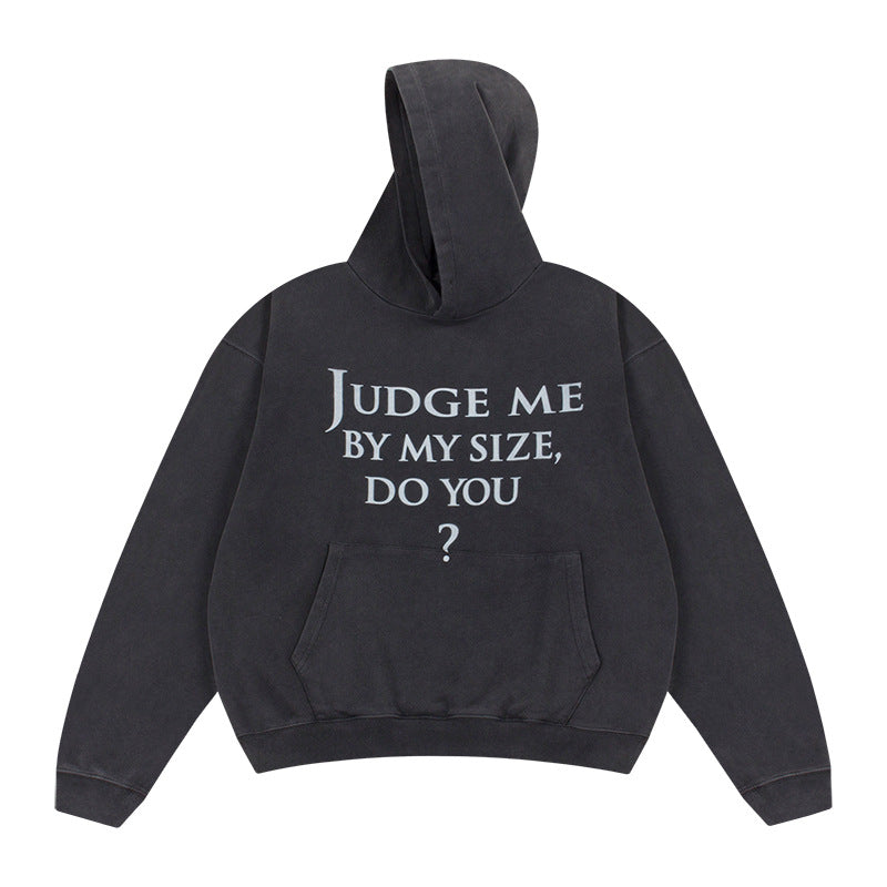 Cohen Portrait Washed Hoodie — Oversized Fit