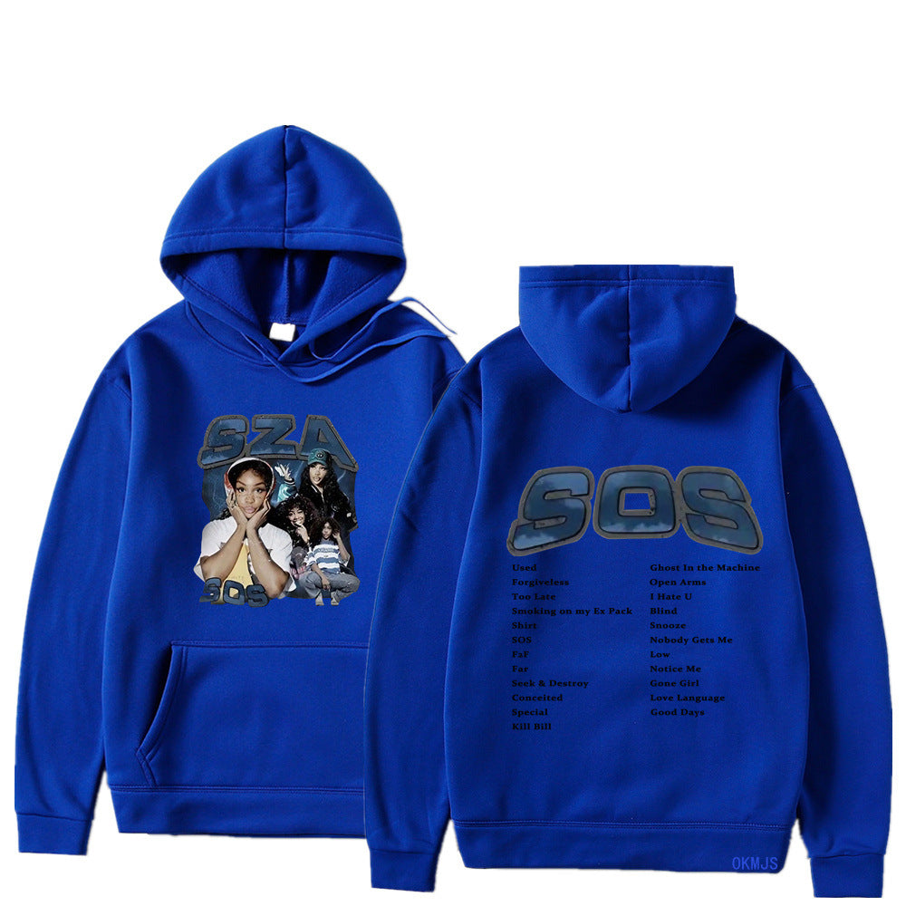SZA SOS Graphic Hoodie — Oversized Unisex