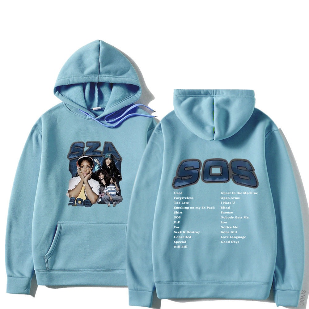 SZA SOS Graphic Hoodie — Oversized Unisex