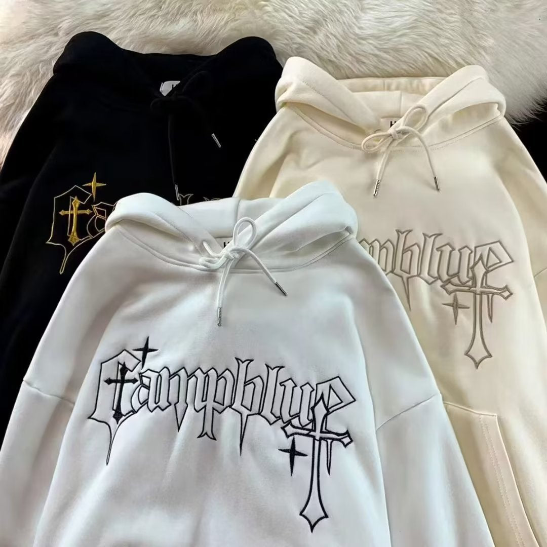 Oversized Fleece Hoodie — Unisex Winter Pullover