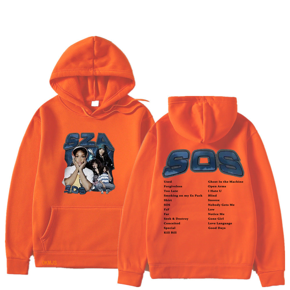 SZA SOS Graphic Hoodie — Oversized Unisex