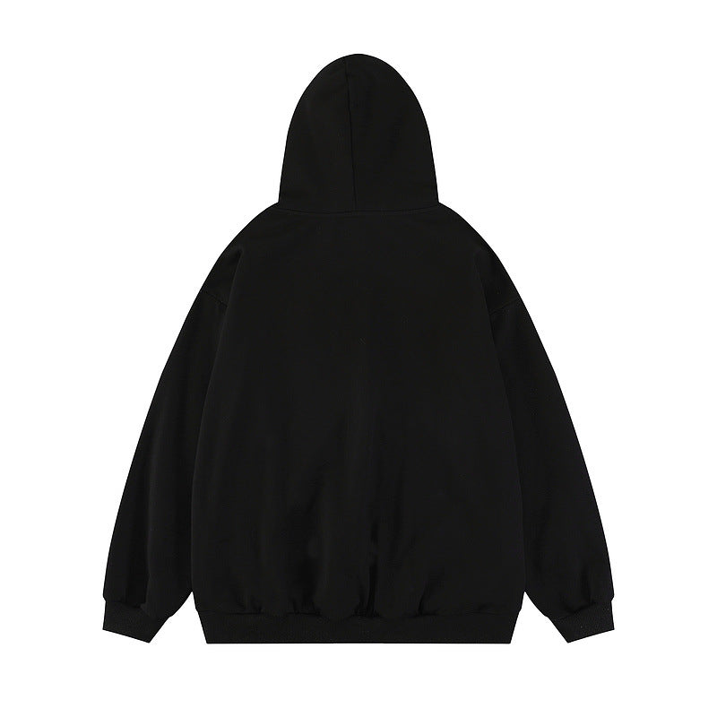 Dark Print Oversized Hoodie — Unisex