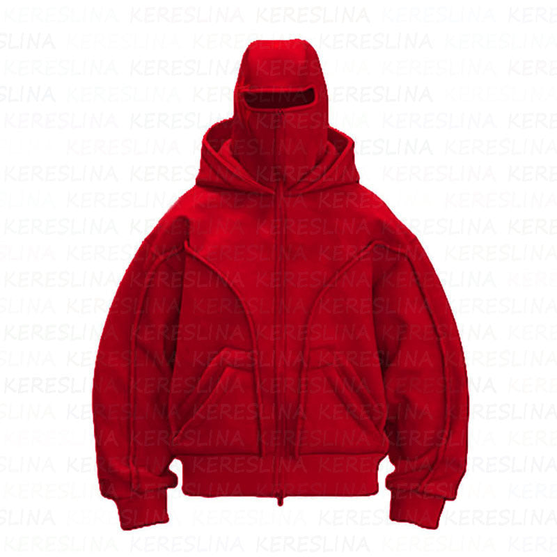 Y2K Retro Hoodie Jacket — High Street Unisex