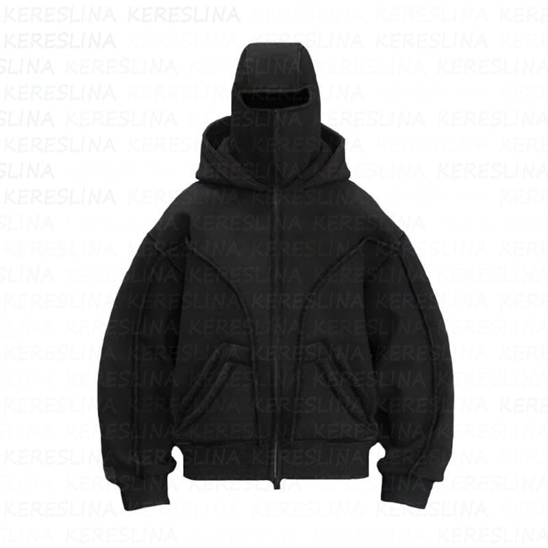 Y2K Retro Hoodie Jacket — High Street Unisex