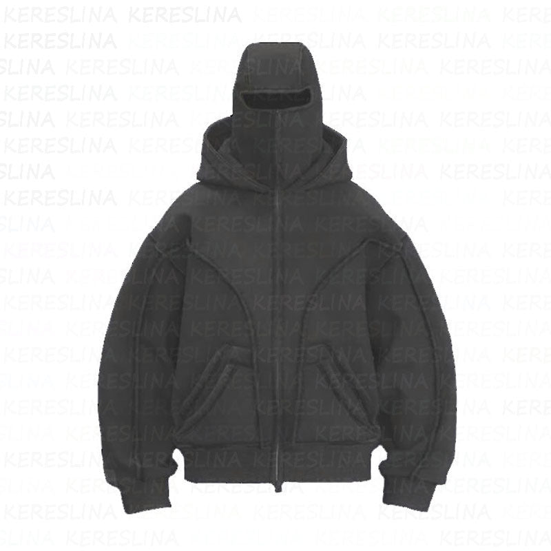 Y2K Retro Hoodie Jacket — High Street Unisex