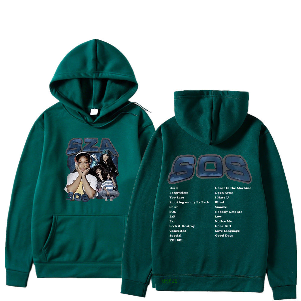 SZA SOS Graphic Hoodie — Oversized Unisex