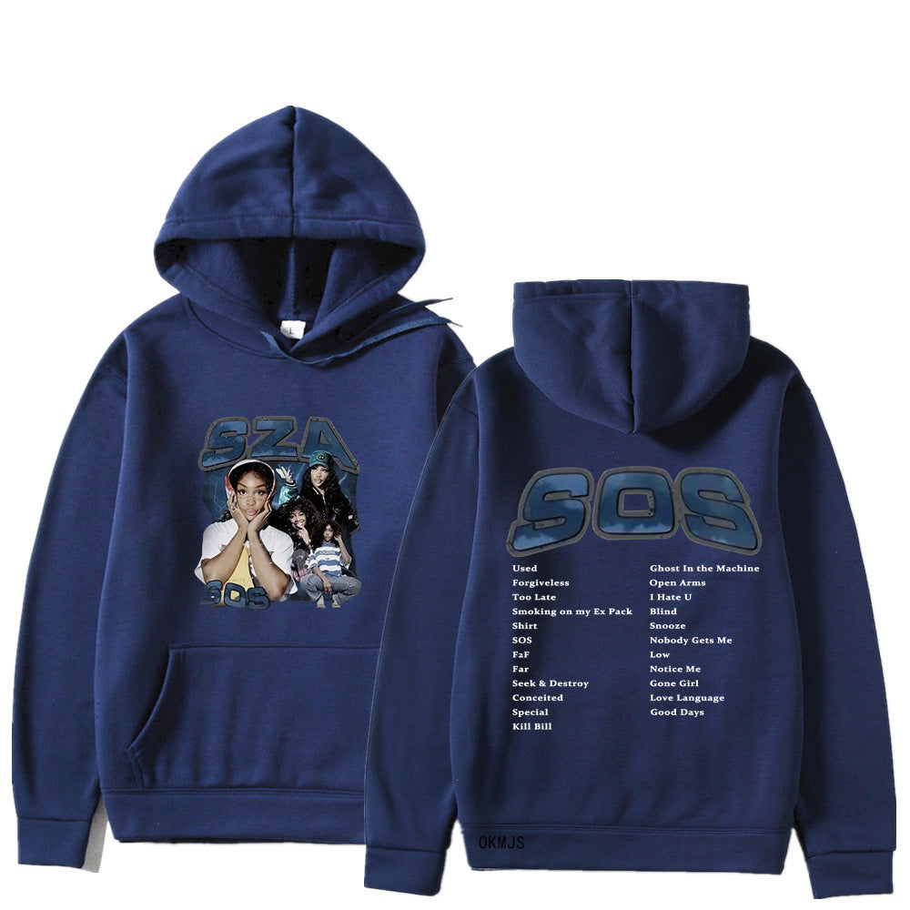 SZA SOS Graphic Hoodie — Oversized Unisex