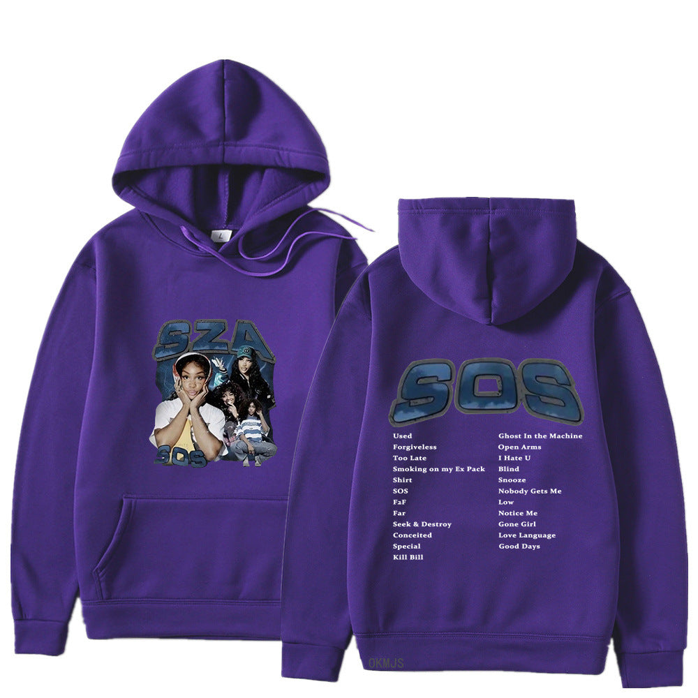 SZA SOS Graphic Hoodie — Oversized Unisex