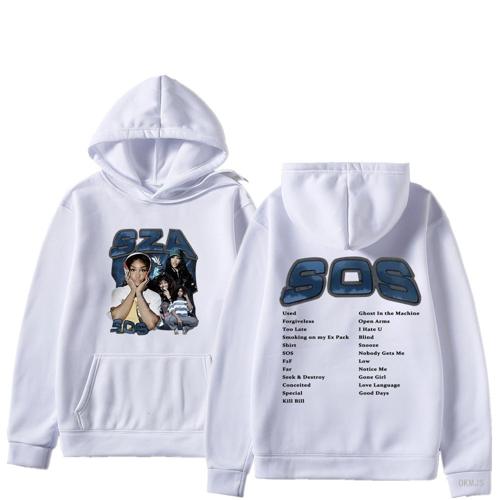 SZA SOS Graphic Hoodie — Oversized Unisex