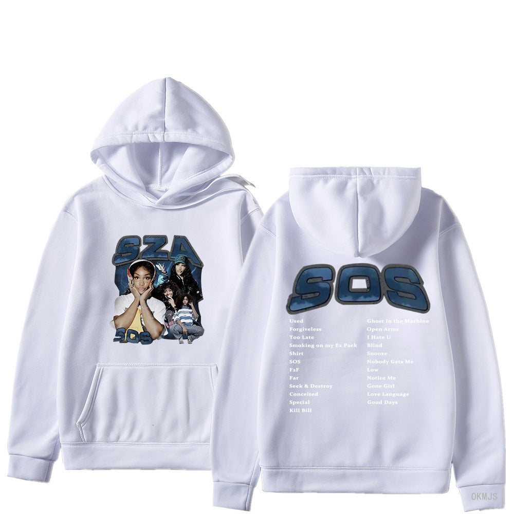 SZA SOS Graphic Hoodie — Oversized Unisex