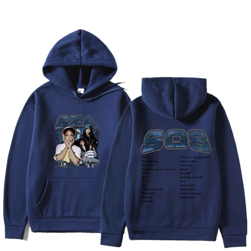 SZA SOS Graphic Hoodie — Oversized Unisex