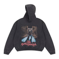 Cohen Portrait Washed Hoodie — Oversized Fit