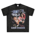 Juice WRLD Rap Graphic Tee — Washed Oversized