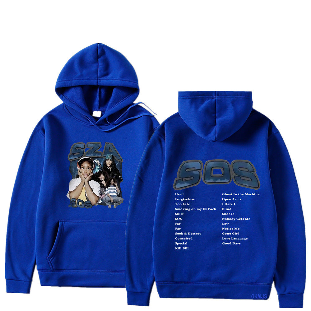 SZA SOS Graphic Hoodie — Oversized Unisex