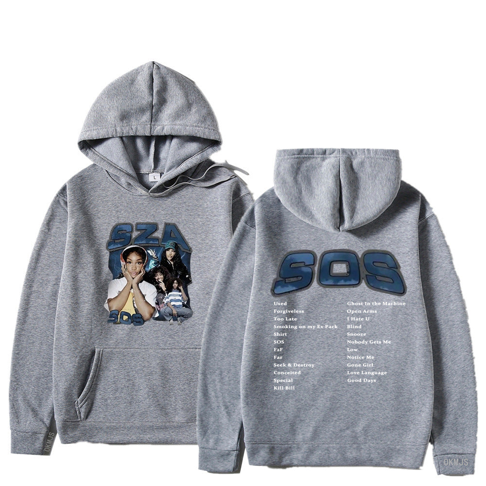SZA SOS Graphic Hoodie — Oversized Unisex