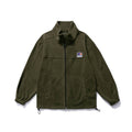Stand Collar Zip Fleece Jacket — Relaxed Fit