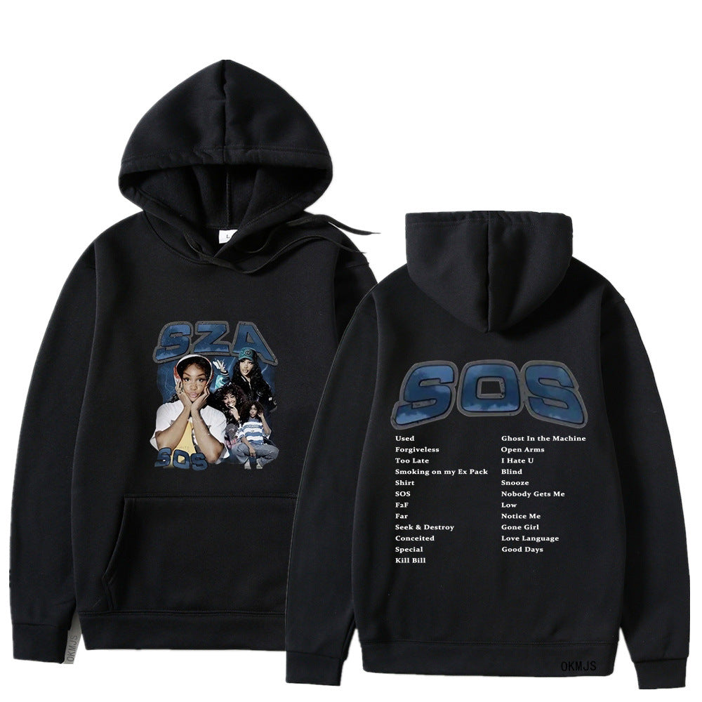 SZA SOS Graphic Hoodie — Oversized Unisex