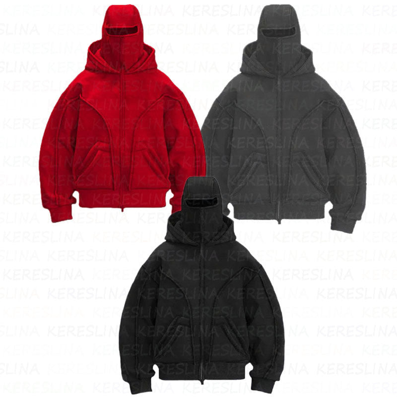 Y2K Retro Hoodie Jacket — High Street Unisex