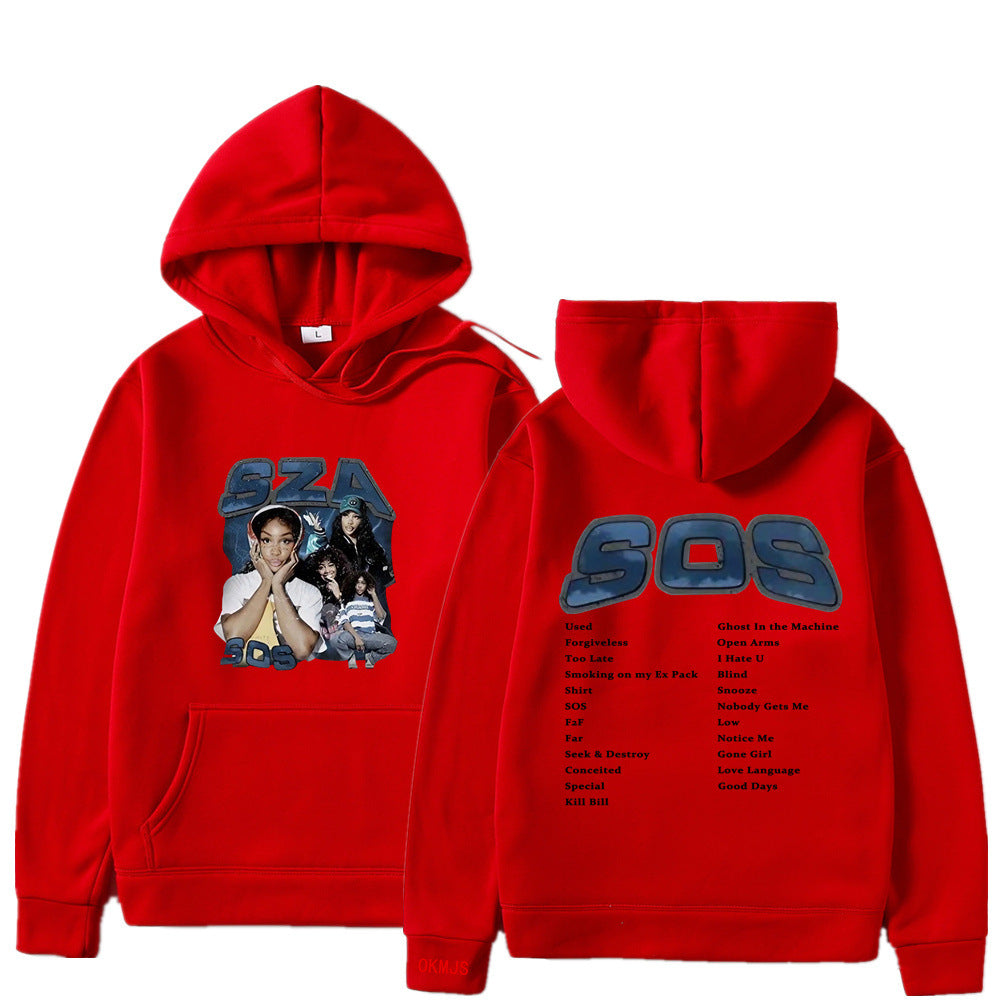 SZA SOS Graphic Hoodie — Oversized Unisex